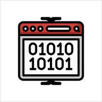 A computer with the number 10,000,000 written on it vector