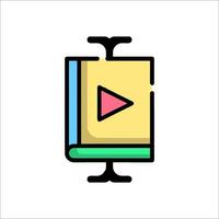 A player icon on a white background vector