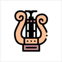 An illustration of a musical instrument vector
