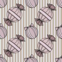Toys pattern in vintage style for fabric. vector