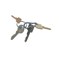 3d Render of keys png