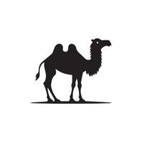 Creative a New Simple camel silhouette Style with white background vector