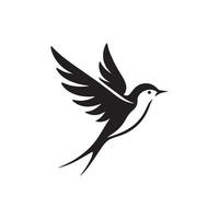 Creative simple Birds silhouette Style with white background 5 vector