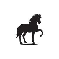Creative simple Horse silhouette Style with white background 3 vector
