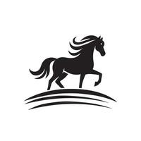 Creative simple Horse silhouette vector