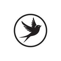 Creative simple Birds silhouette Style with white background 12 vector