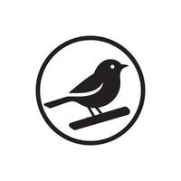 Creative simple Birds silhouette Style with white background design vector