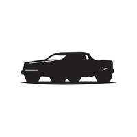 Creative simple Car silhouette Style vector