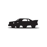 Creative new simple Car silhouette Style vector