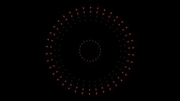 dynamic color circular seamless looping animation. vibrate sound rhythm. video