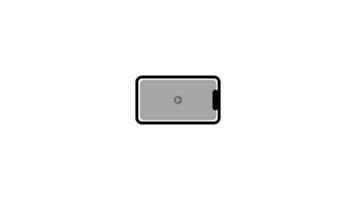 Mobile rotation animation video