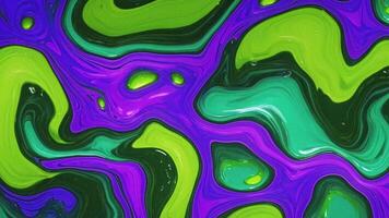 Colourful abstract paint liquid. It is full of different colours and has a smooth movement. video