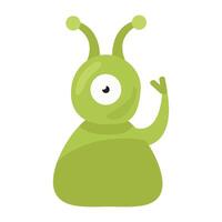 Extraterrestrial Character Cosmos Element vector