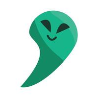Smiling Alien Cosmos Element vector