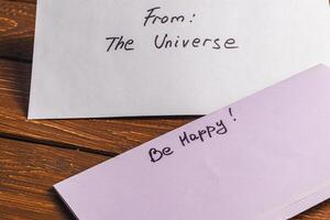 Spiritual message in the mail Photo