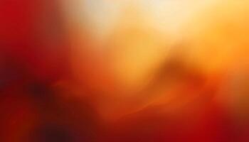 an abstract background with a harmonious blend of warm colors, primarily red and orange photo