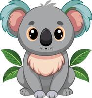 Adorable Koala Design Available on EPS File vector