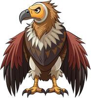 Majestic Vulture Silhouette Available on EPS File vector