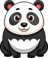 Cute smiley Panda Design Available on EPS File vector