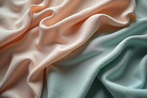 A serene stock photo of a fluid linen pattern in soft pastel tones. The delicate, flowing texture creates a tranquil, refined aesthetic perfect for modern, chic visuals.