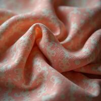 A serene stock photo of a fluid linen pattern in soft pastel tones. The delicate, flowing texture creates a tranquil, refined aesthetic perfect for modern, chic visuals.