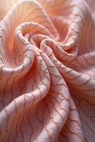 A serene stock photo of a fluid linen pattern in soft pastel tones. The delicate, flowing texture creates a tranquil, refined aesthetic perfect for modern, chic visuals.
