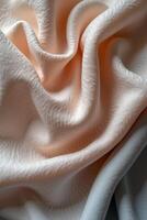 A serene stock photo of a fluid linen pattern in soft pastel tones. The delicate, flowing texture creates a tranquil, refined aesthetic perfect for modern, chic visuals.