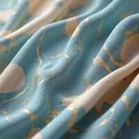 A serene stock photo of a fluid linen pattern in soft pastel tones. The delicate, flowing texture creates a tranquil, refined aesthetic perfect for modern, chic visuals.