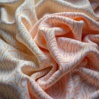 A close up of a fabric with a pattern photo