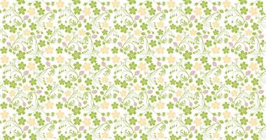 seamless floral pattern Liberty-style background of small colorful flowers. Small flowers are scattered over a white background. printing on surfaces Abstract flowers. vector