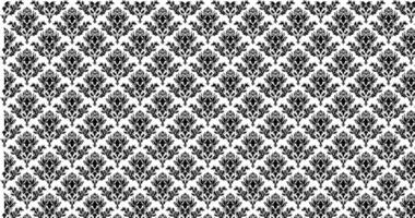Abstract minimal ornament seamless with flowers in an oriental style. vector