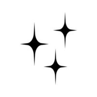 Shine icon. Twinkle star icon. Clean star icon. vector