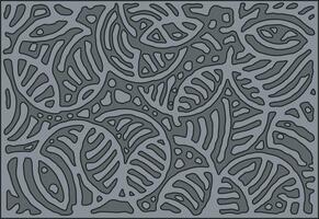 Stylish tile, monster in round shapes, tille pattern for 2d stencil. Fashionable ethnic authentic background with circle shapes. Decorative lattice, wall panel. Wallpaper vector