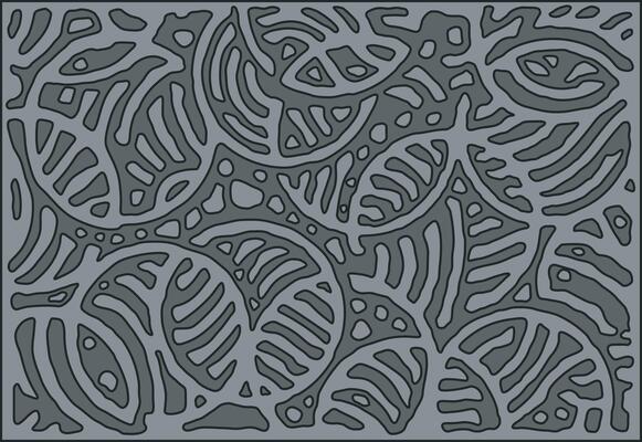 Stylish tile, monster in round shapes, tille pattern for 2d stencil. Fashionable ethnic authentic background with circle shapes. Decorative lattice, wall panel. Wallpaper