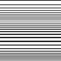 Horizontal line half tone pattern. From thick line to thin. Parallel stripe. Black streak on white background. Gradation raster stripes vector