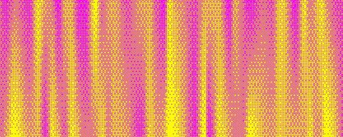 Pixel pattern background with bitmap game texture. Dotted dither pink and yellow gradient bg. Retro striped digital wallpaper. Abstract geometric noisy screen tone. vector