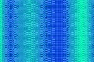 Pixel bitmap background with retro dotted pattern. Blue striped abstract gradation. Noise effect dither halftone wallpaper vector