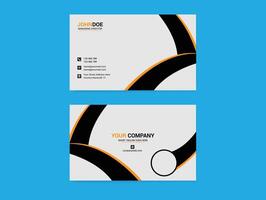 Business card design template vector