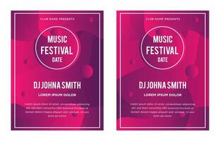 Modern abstract fluid purple magenta circle shape colors on vivid gradient background for Brochure, Flyer, Poster, leaflet, A4 size vector
