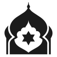 The star of david is a symbol of islam vector