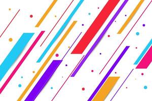 Bright colored rectangular business banner background design. Simple design on white horizontal banner. vector