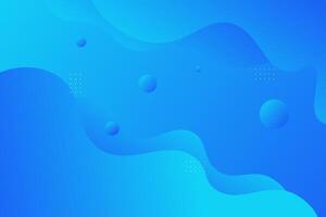 Blue abstract background. Wavy liquid shapes with geometric patterns. Blue background design. Cool and modern concept. Eps10 vector