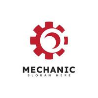 Mechanical Gear Logo Template Element vector