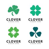 Clover Leaf Logo Template Design vector