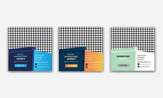 Abstract banner design web template Set. vector