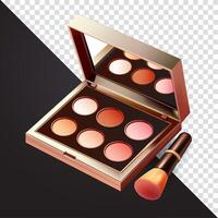 Eye shadow pallete, 3d. Suitable for cosmetics and advertising vector