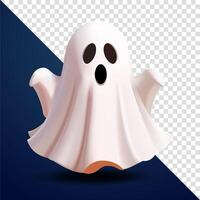 White ghost, 3D elements vector