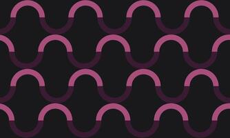 Overlapping Wavy Curved Lines Endless Pattern ,Halftone Art Illustration vector