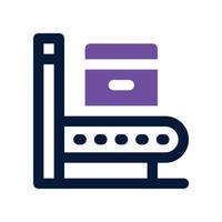 conveyor icon. dual tone icon for your website, mobile, presentation, and logo design. vector