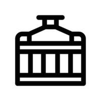 container icon. line icon for your website, mobile, presentation, and logo design. vector